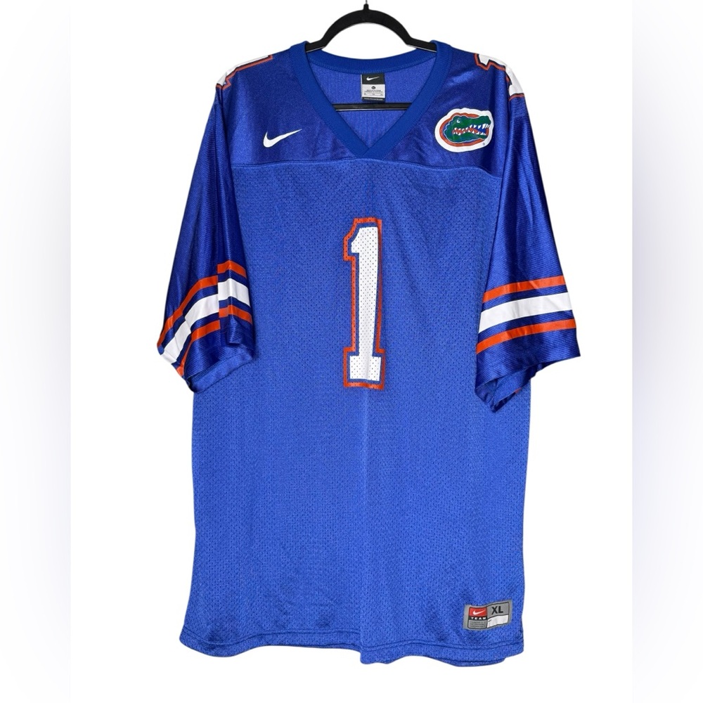 Nike Florida Gators #1 Football Home Jersey Blue Mesh NCAA Men’s Extra Large